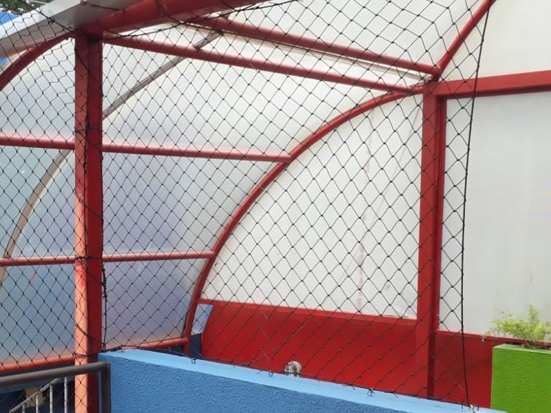 Redes de proteção para quadras em Belém