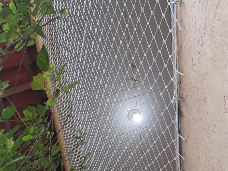 Redes de proteção para canchas em Belém